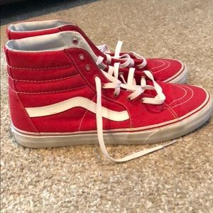 Sk8-Hi Red vans